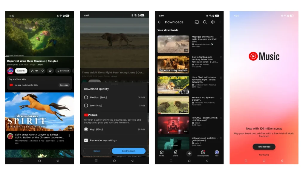 Download YouTube Premium APK v21.13.163 for Android 2026 | YouTube Premium Mod APK 13 YouTube Premium APK in APP Screenshots