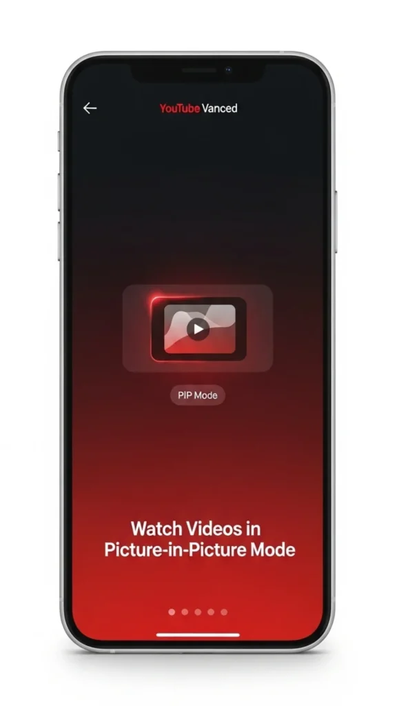 YouTube Vanced APK Download 2026 | No Ads & Background Play 5 Vanced YouTube APK Feature Picture-in-Picture (PiP) Mode