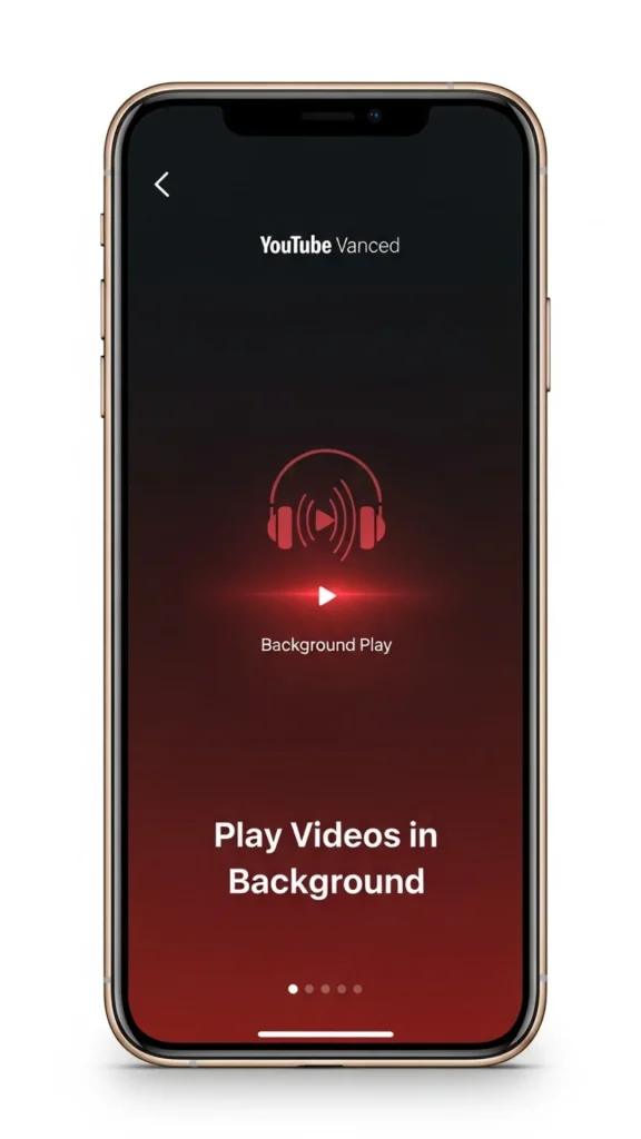 YouTube Vanced APK Download 2026 | No Ads & Background Play 4 YouTube Vanced APK Feature "Background Play"
